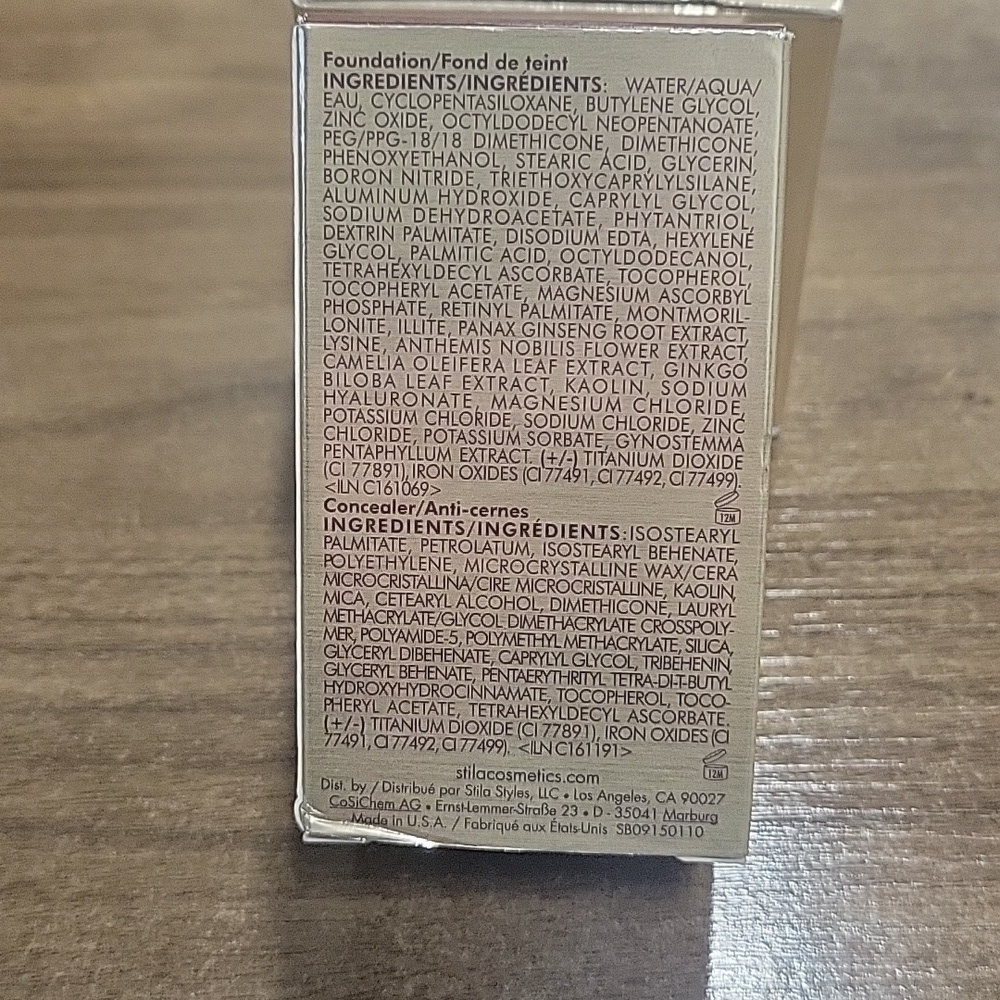 Stila Stay All Day Foundation & Concealer Espresso-New in Box - Picture 6 of 16